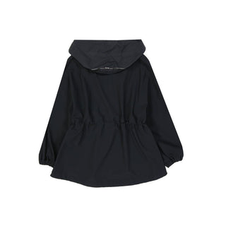 Schwarze Elastan-Shell-Jacke