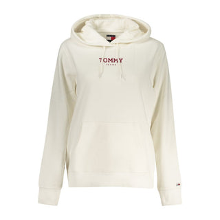 Weißes Baumwoll-Sweatshirt für Damen
