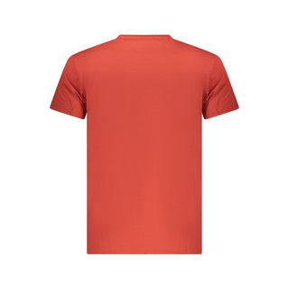 Red Cotton Men Shirt
