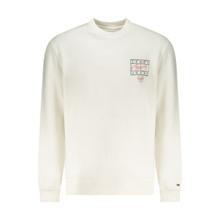 Sudadera de algodón blanca para hombre
