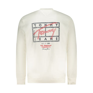 Sudadera de algodón blanca para hombre