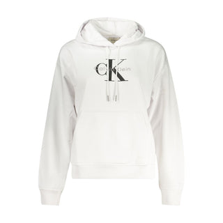 Bianco Cotton Women Sweatshirt