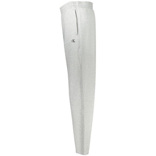 Pantalones deportivos de algodón grises para hombre