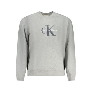 Graues Baumwoll-Sweatshirt
