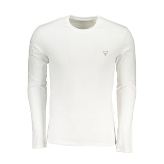 Camiseta blanca de algodón para hombre
