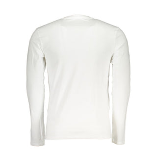 Camiseta blanca de algodón para hombre
