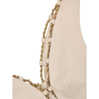 Beige Cotton Waistcoat