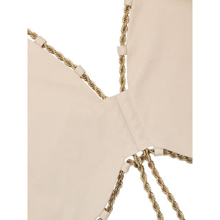 Beige Cotton Waistcoat