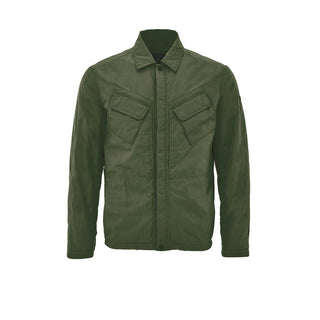 Green Polyester Coat