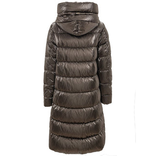 Gray Viscose Parka