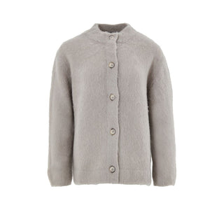 Beige Wool Cardigan