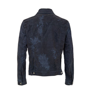 Graue Jeansjacke aus Baumwolle