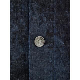 Graue Jeansjacke aus Baumwolle