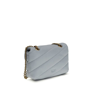 Blue Calf Leather Bos Taurus Shoulder Bag