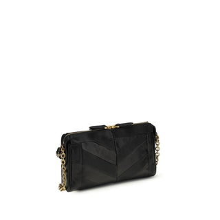 Black Calf Leather Bos Taurus Shoulder Bag