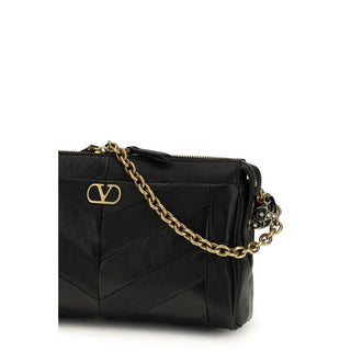 Black Calf Leather Bos Taurus Shoulder Bag