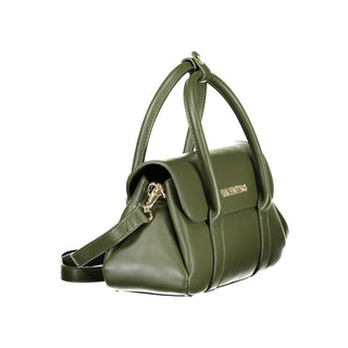 Green Polyurethane Women's Bag