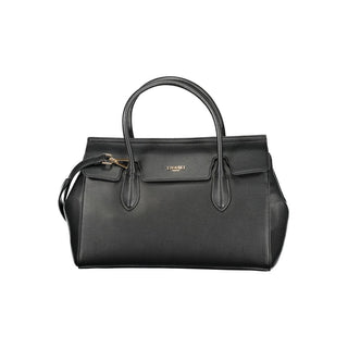 Damen-Henkeltasche aus Polyurethan in Nero