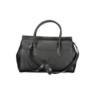 Damen-Henkeltasche aus Polyurethan in Nero