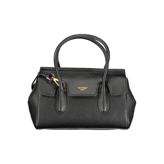 Nero Poliuretano Damenhandtasche