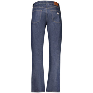 Blaue Baumwoll-Herrenjeans