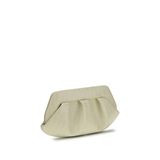 Weiße Polyethylen-Clutch