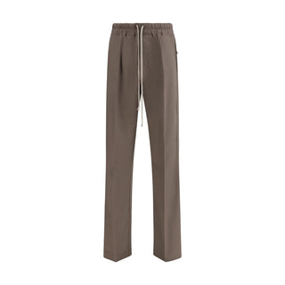 Braune Viskose-Freizeithose