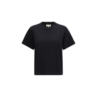Schwarzes Baumwoll-T-Shirt
