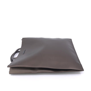 Braune Lederhandtasche