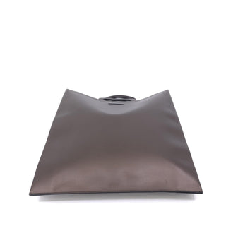 Braune Lederhandtasche