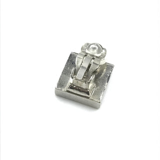 Coco Mark Earrings Black/White/Silver