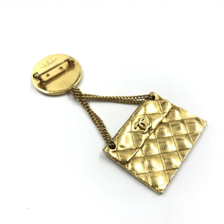 Vergoldete Taschenbrosche
