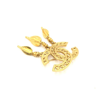 Broche con Logo CC Chapado en Oro