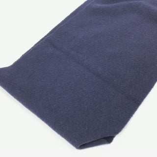 Navy Blue Soft Wool Scarf