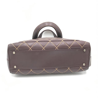 Wild Stitch Handtasche Mini Boston Rot