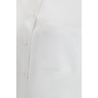 White Cotton Dress Shirt