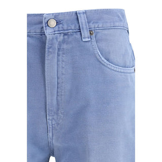 Blaue Relaxed Fit Jeans aus Baumwolle