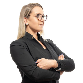 Braune Metall- & Kunststoffbrille (Fassungen)
