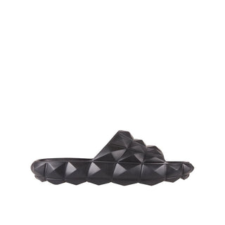 Schwarze Gummi-Hausschuhe