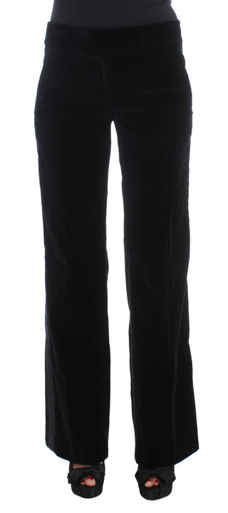 Schwarze Viskosehose