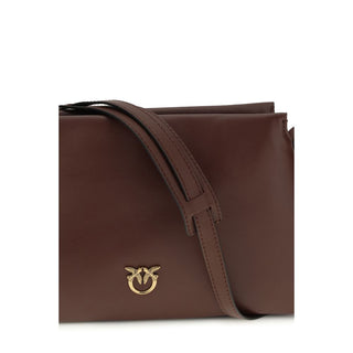 Bolso de hombro de cuero de becerro marrón Bos Taurus  