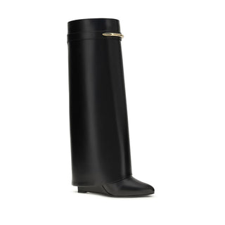 Black Calf Leather Bos Taurus Boots