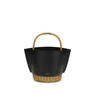 Black Calf Leather Bos Taurus Shoulder Bag