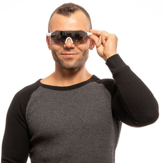 Gafas de sol de plástico blancas