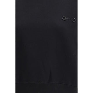 Sudadera de algodón negro