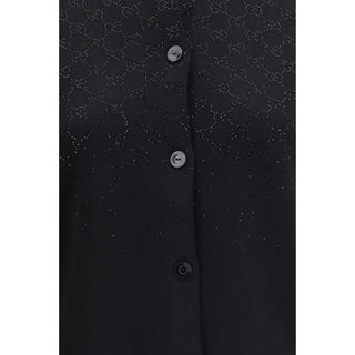 Black Wool Cardigan