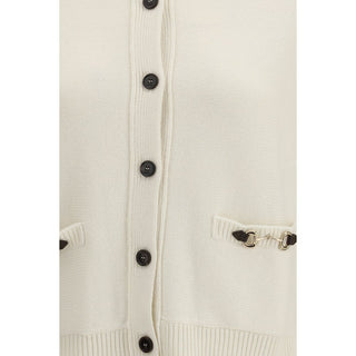 Beige Wool Cardigan