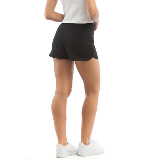 Black Cotton Short And Mini Shorts