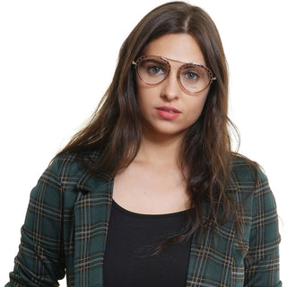 Braune Metall- & Kunststoffbrille (Fassungen)