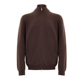 Brown Wool Cardigan